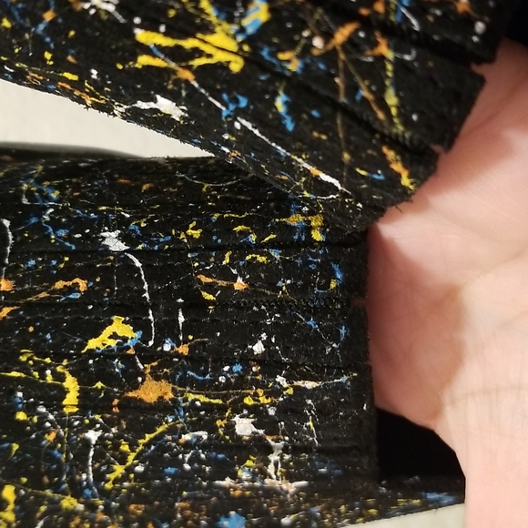 💎2 for $25💎 Minnetonka Paint Splatter Slip-on Tennis Shoes, size 8.5 Womens - Picture 11 of 15